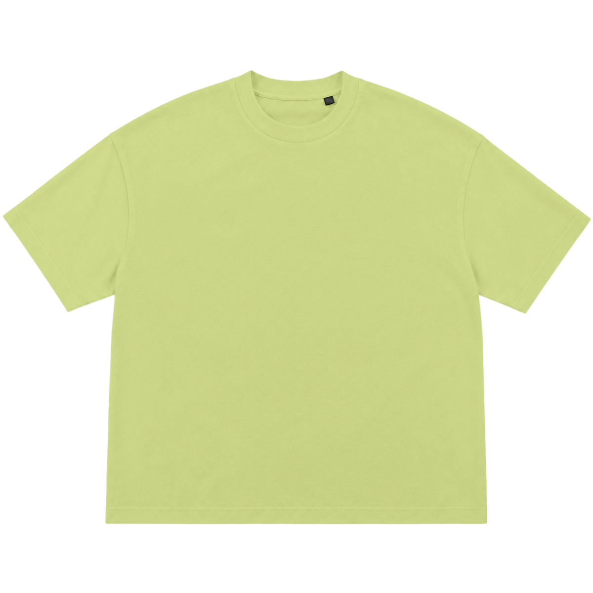 T-shirt FLOW coupe oversized, coloris pistache, vue de face