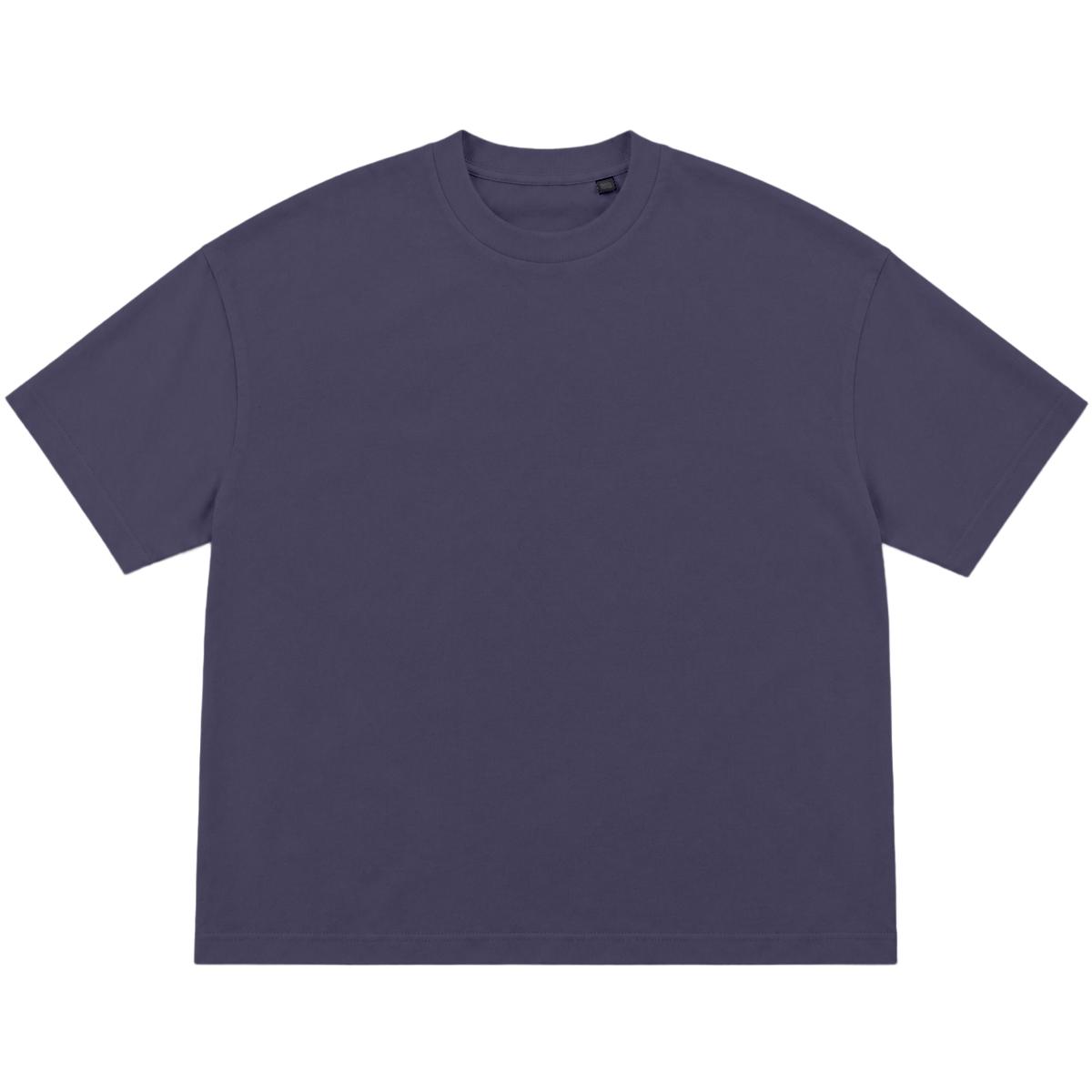 T-shirt FLOW coupe oversized, coloris violet fonce, vue de face