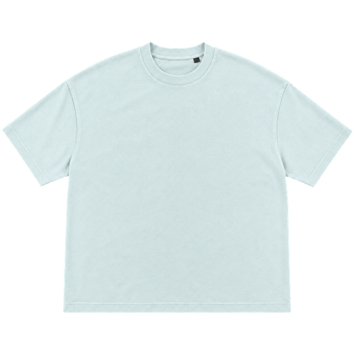 T-shirt FLOW coupe oversized, coloris menthe, vue de face