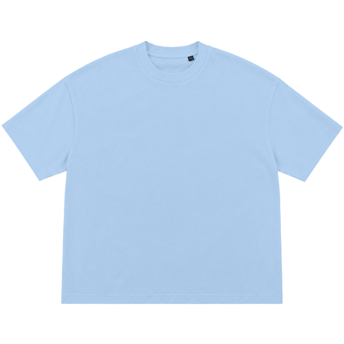 T-shirt FLOW coupe oversized, coloris bleu clair, vue de face