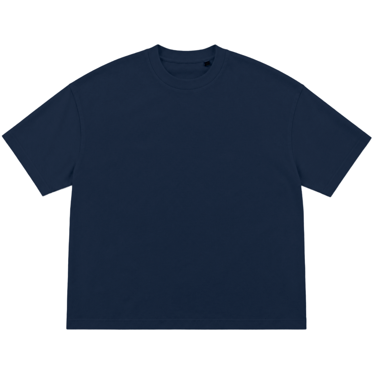 T-shirt FLOW coupe oversized, coloris bleu petrole, vue de face