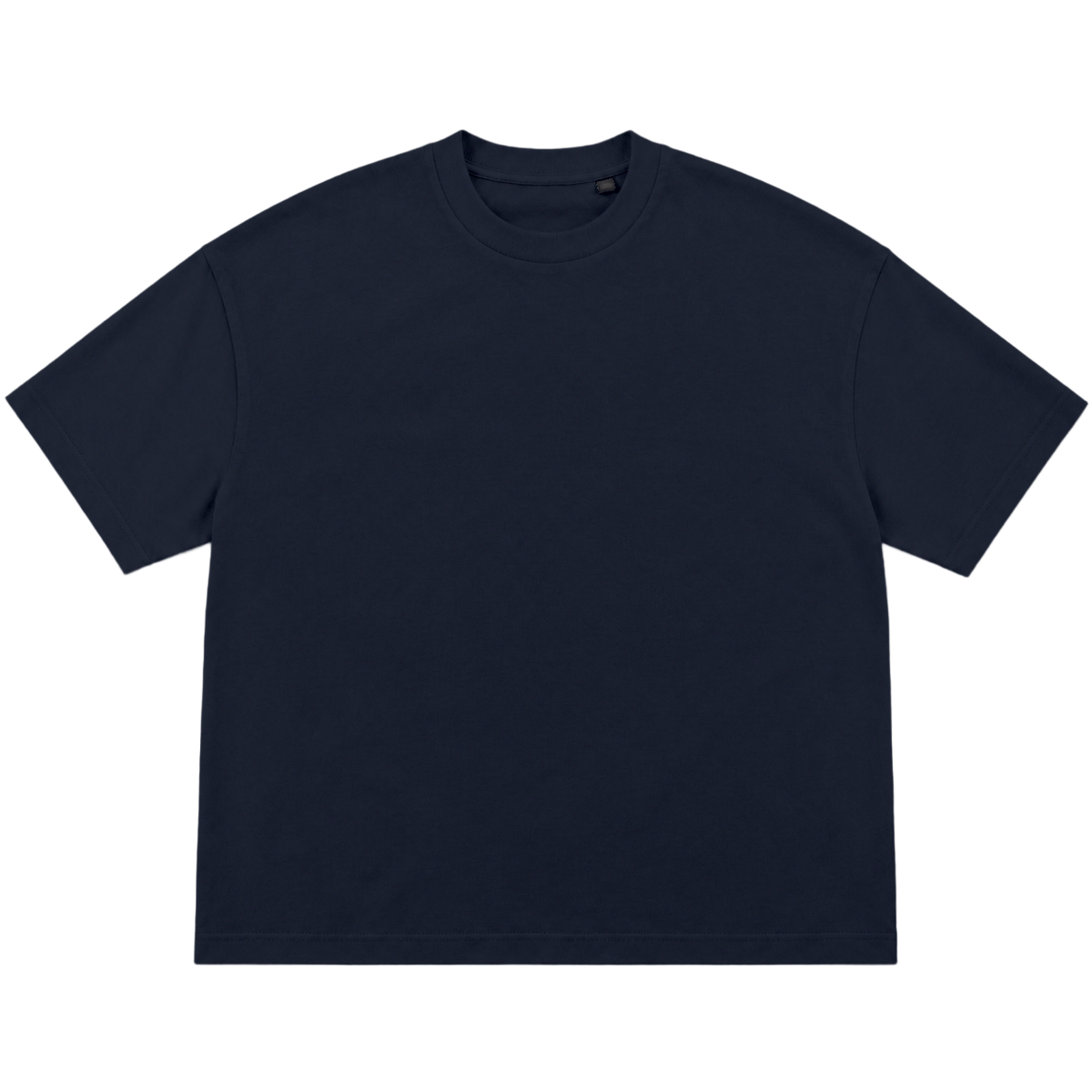 T-shirt FLOW coupe oversized, coloris marine profond, vue de face