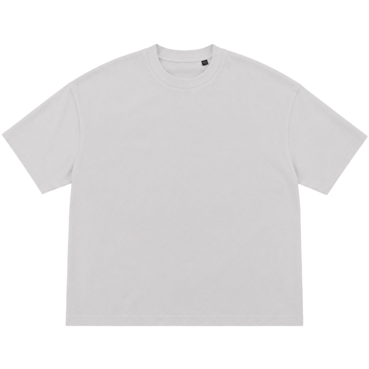 T-shirt FLOW coupe oversized, coloris gris froid, vue de face