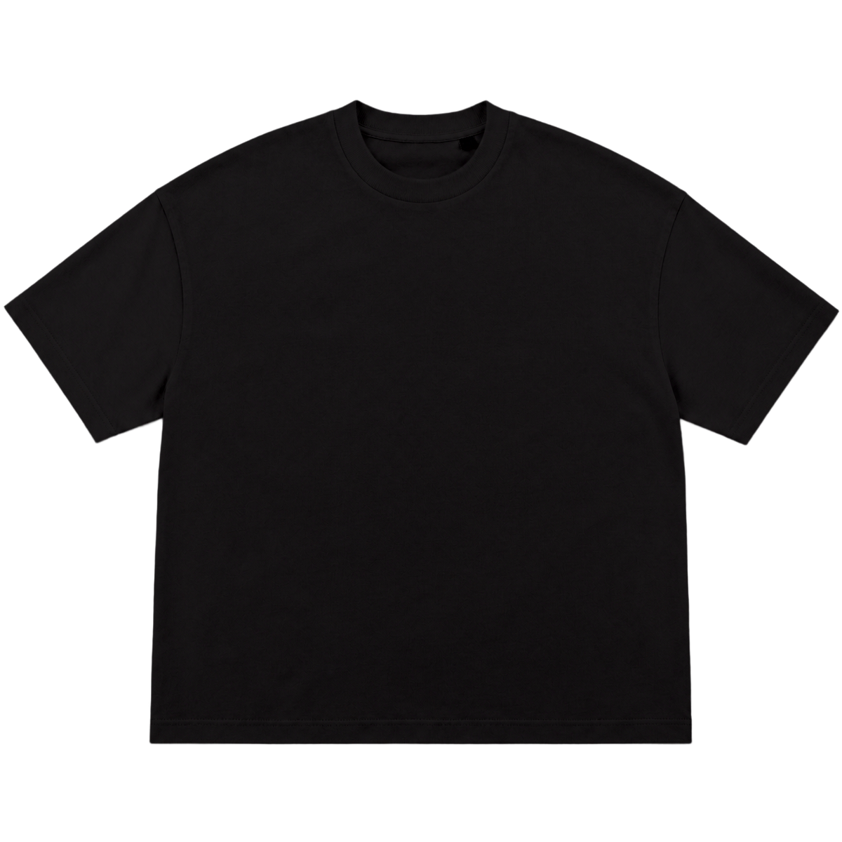 T-shirt FLOW coupe oversized, coloris noir, vue de face