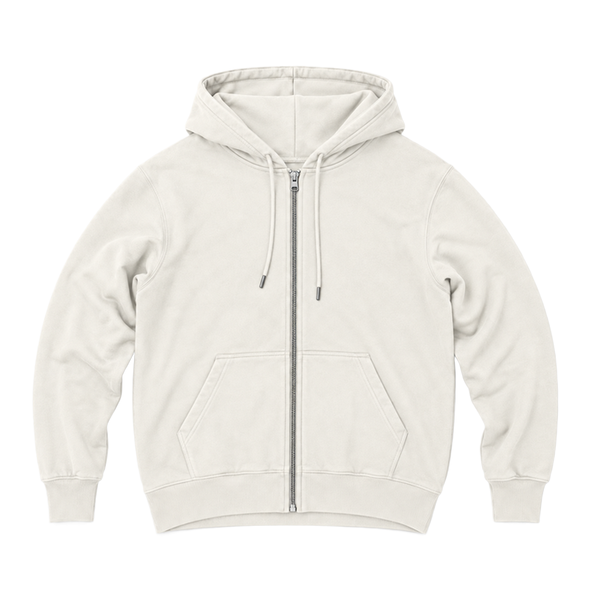 Jacket LAYER coupe relaxed, coloris blanc casse, vue de face