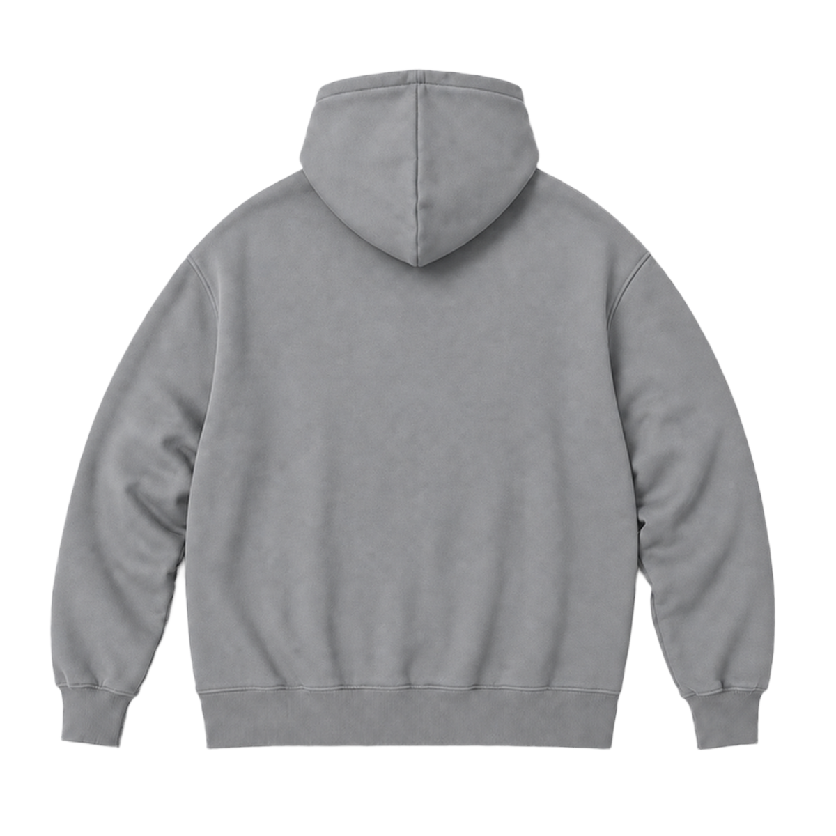 Hoodie FRAME coupe oversized, coloris gris, vue de dos