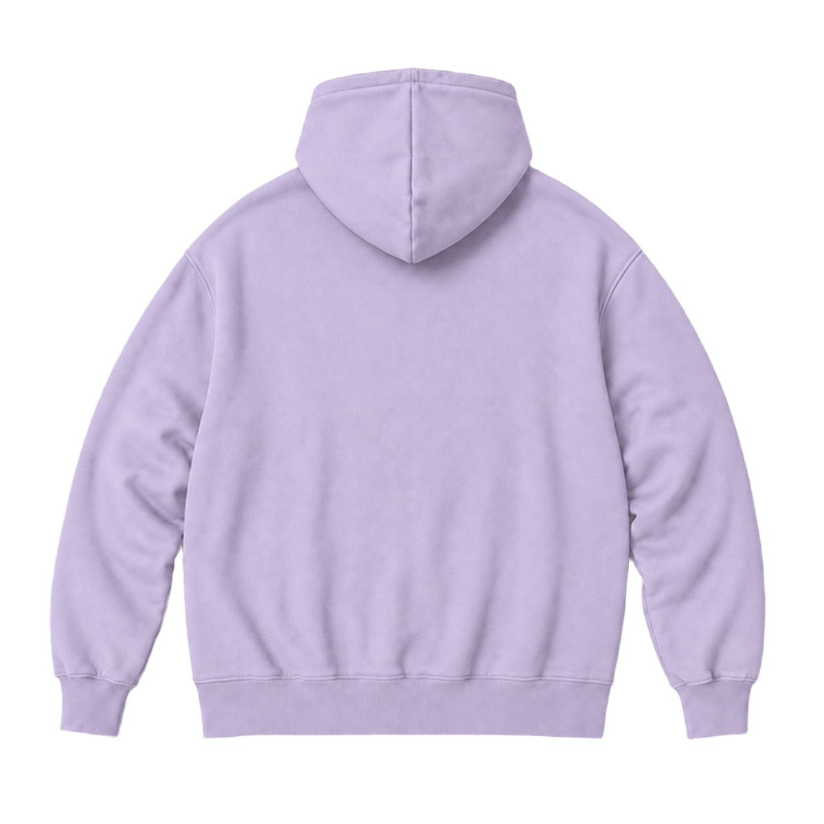 Hoodie FRAME coupe oversized, coloris lavande, vue de dos