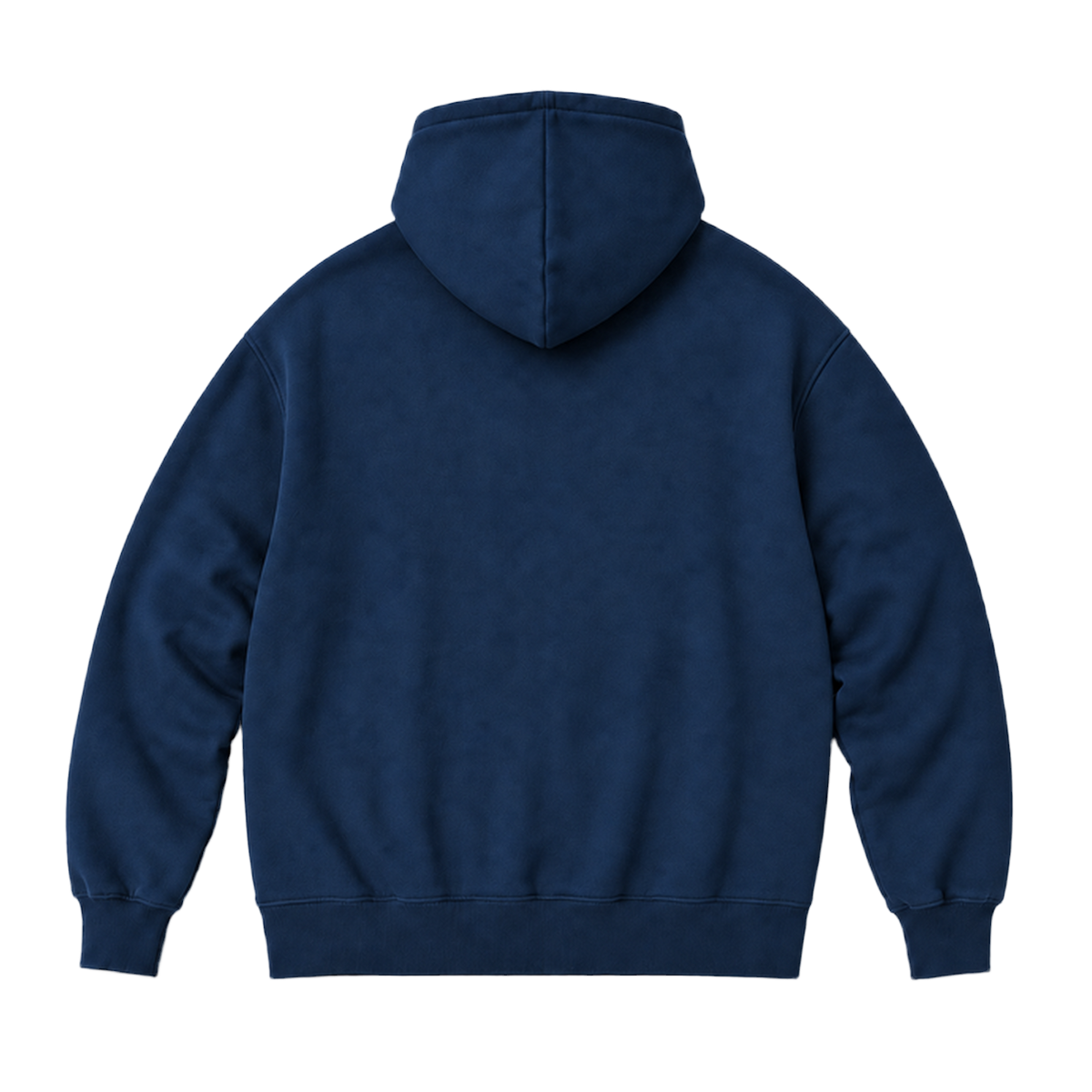 Hoodie FRAME coupe oversized, coloris marine fonce, vue de dos