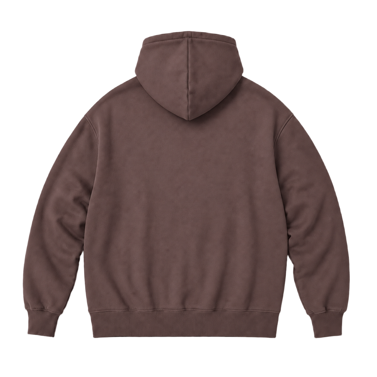 Hoodie FRAME coupe oversized, coloris marron, vue de dos