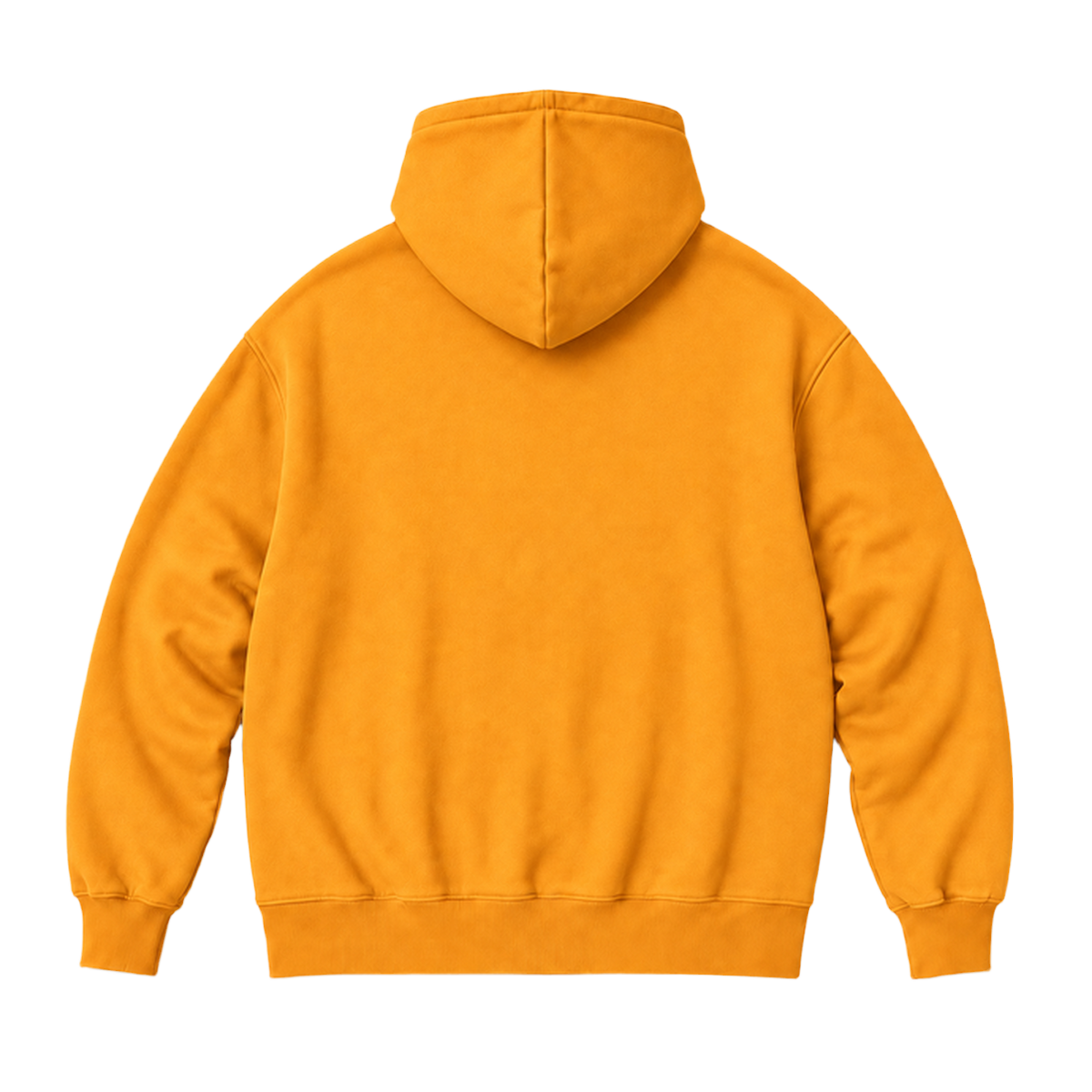 Hoodie FRAME coupe oversized, coloris orange, vue de dos
