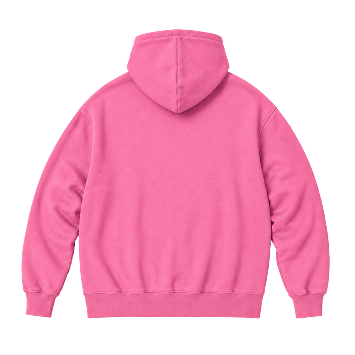 Hoodie FRAME coupe oversized, coloris rose, vue de dos