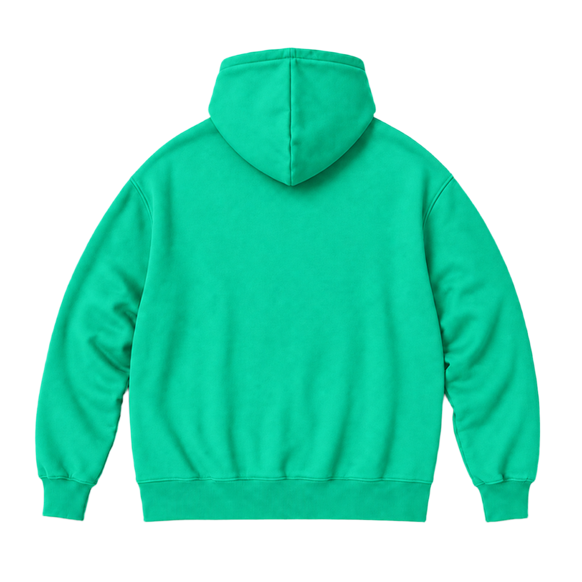 Hoodie FRAME coupe oversized, coloris vert, vue de dos