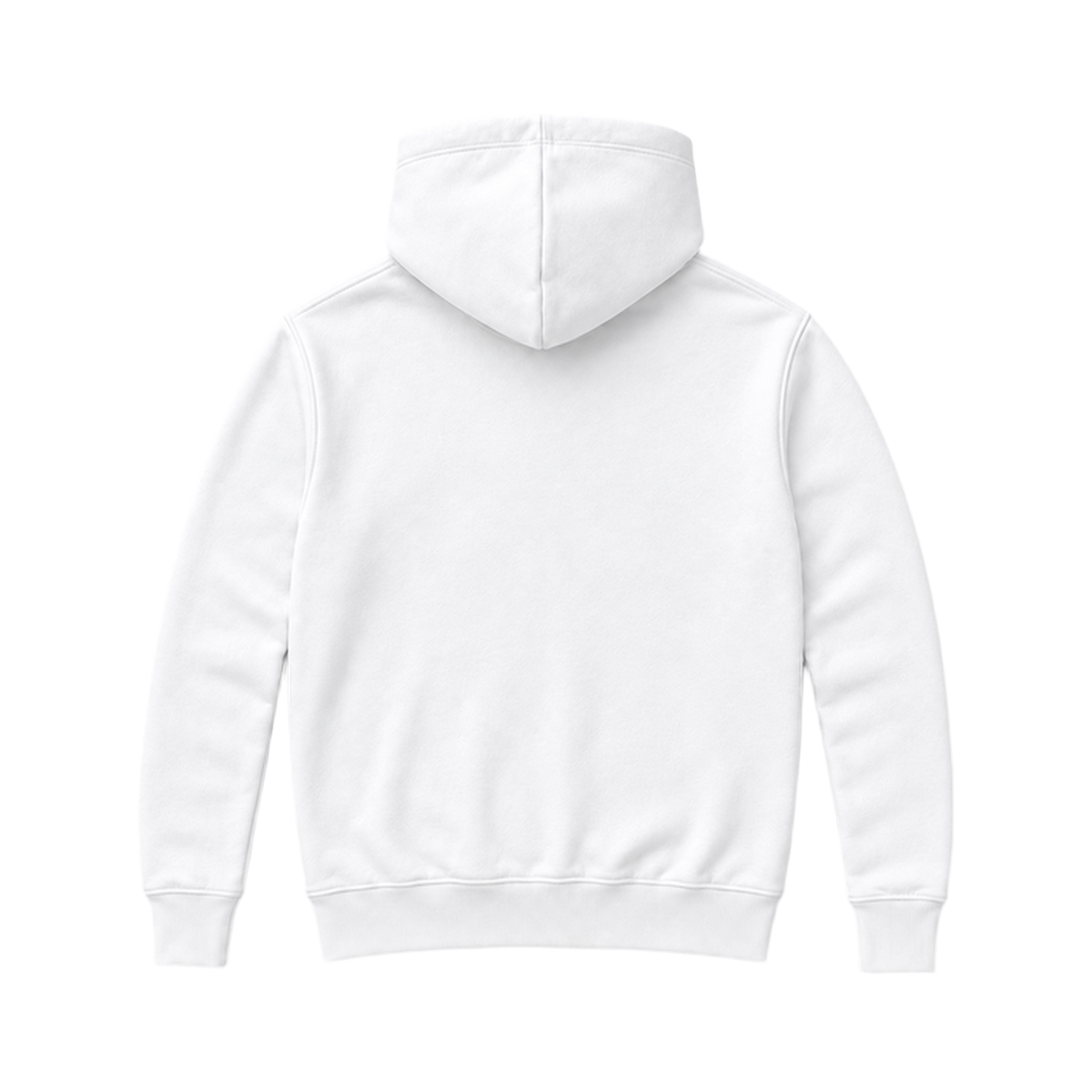 Hoodie SHAPE coupe regular, coloris blanc, vue de dos
