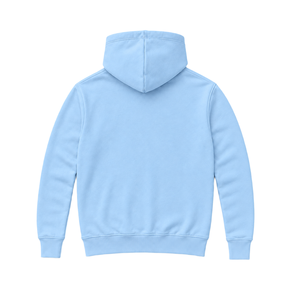 Hoodie SHAPE coupe regular, coloris bleu clair, vue de dos