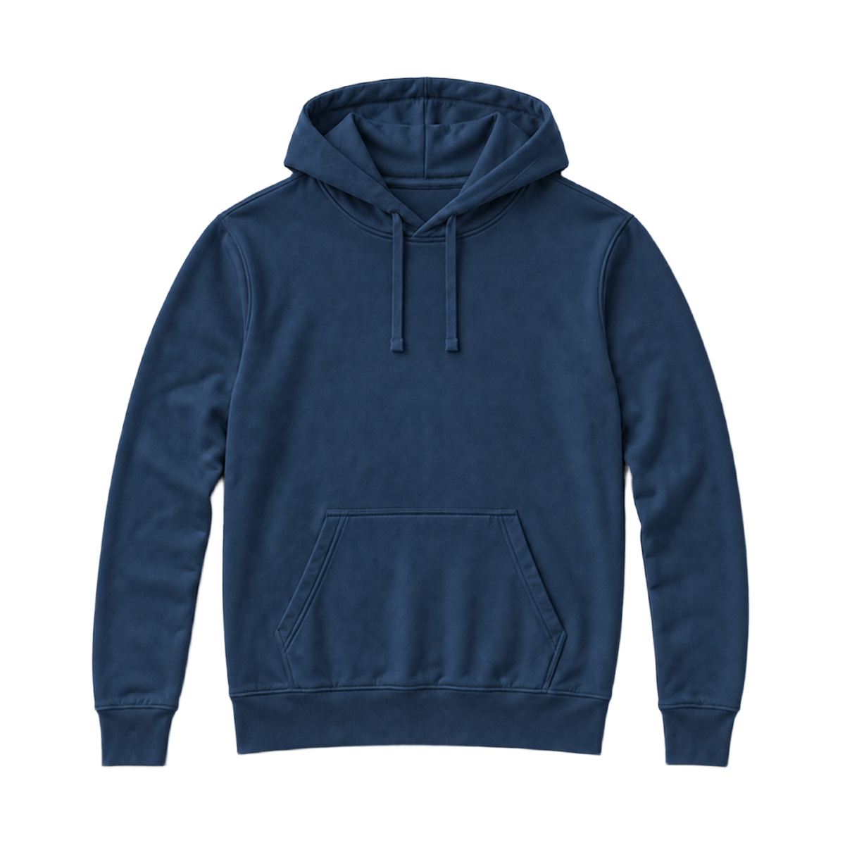 Hoodie SHAPE coupe regular, coloris bleu petrole, vue de face