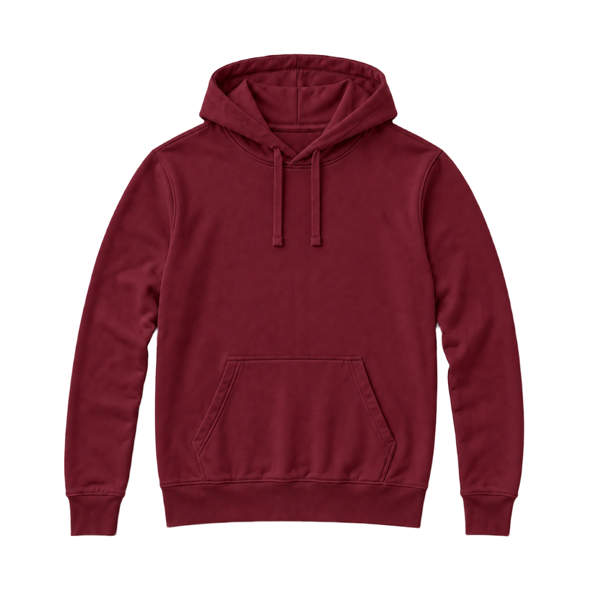 Hoodie SHAPE coupe regular, coloris bordeaux, vue de face