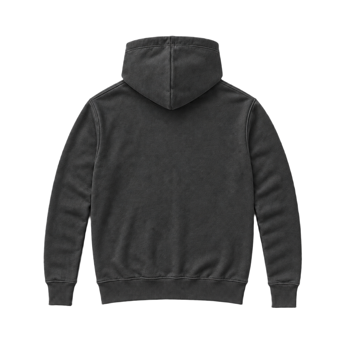 Hoodie SHAPE coupe regular, coloris gris fonce, vue de dos