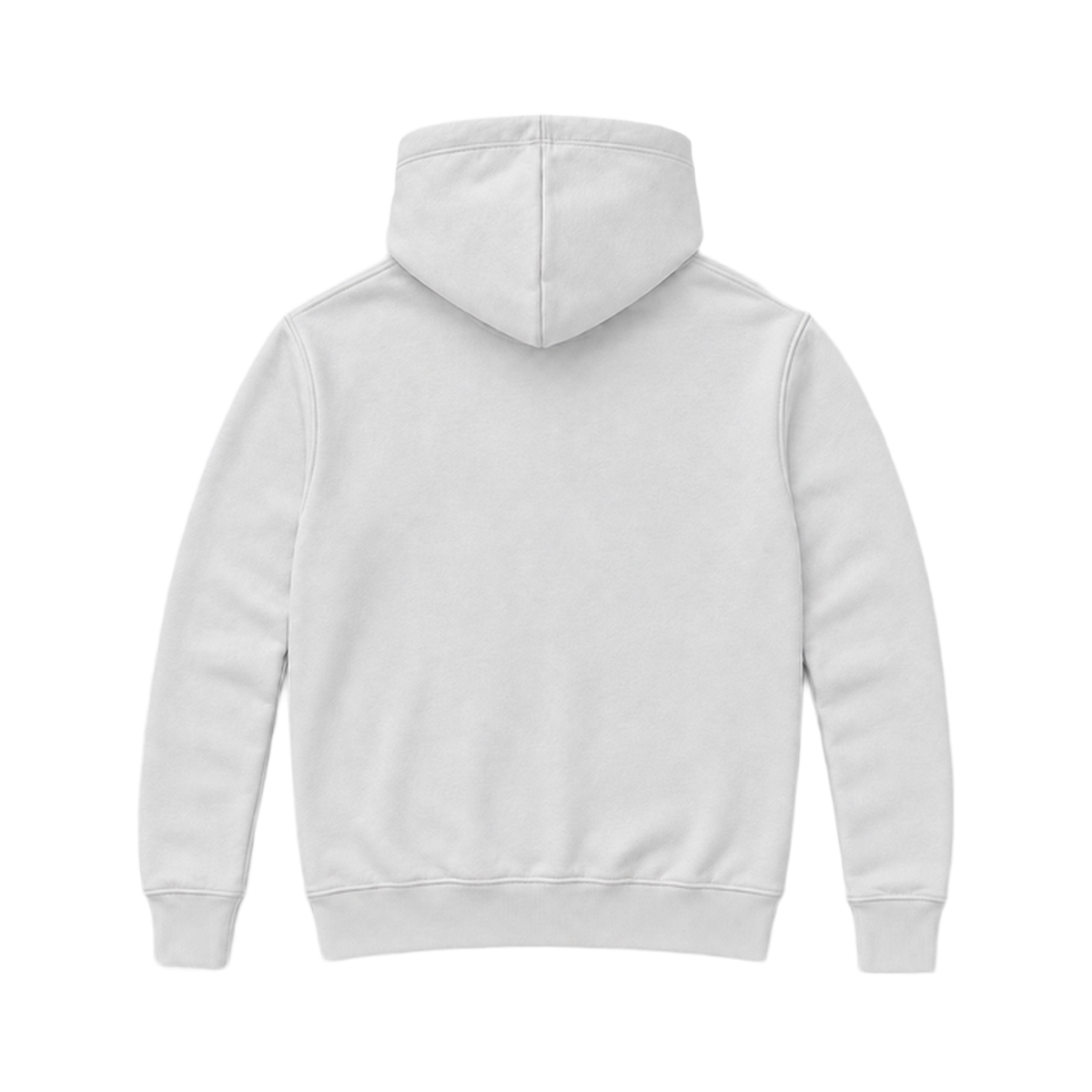 Hoodie SHAPE coupe regular, coloris gris froid, vue de dos