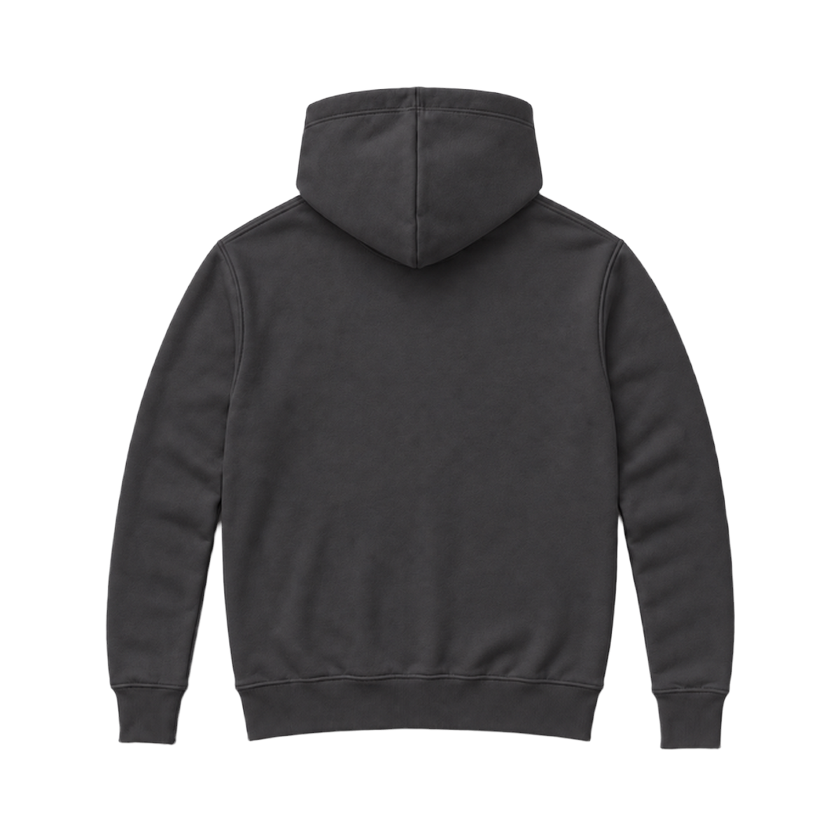 Hoodie SHAPE coupe regular, coloris gris profond, vue de dos