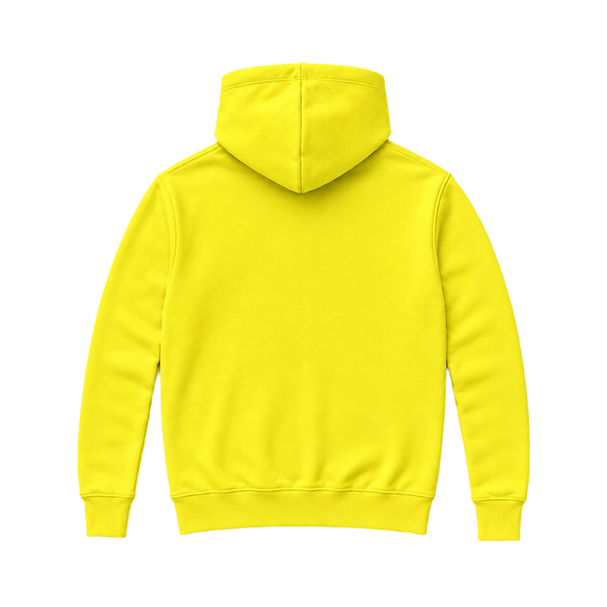 Hoodie SHAPE coupe regular, coloris jaune, vue de dos