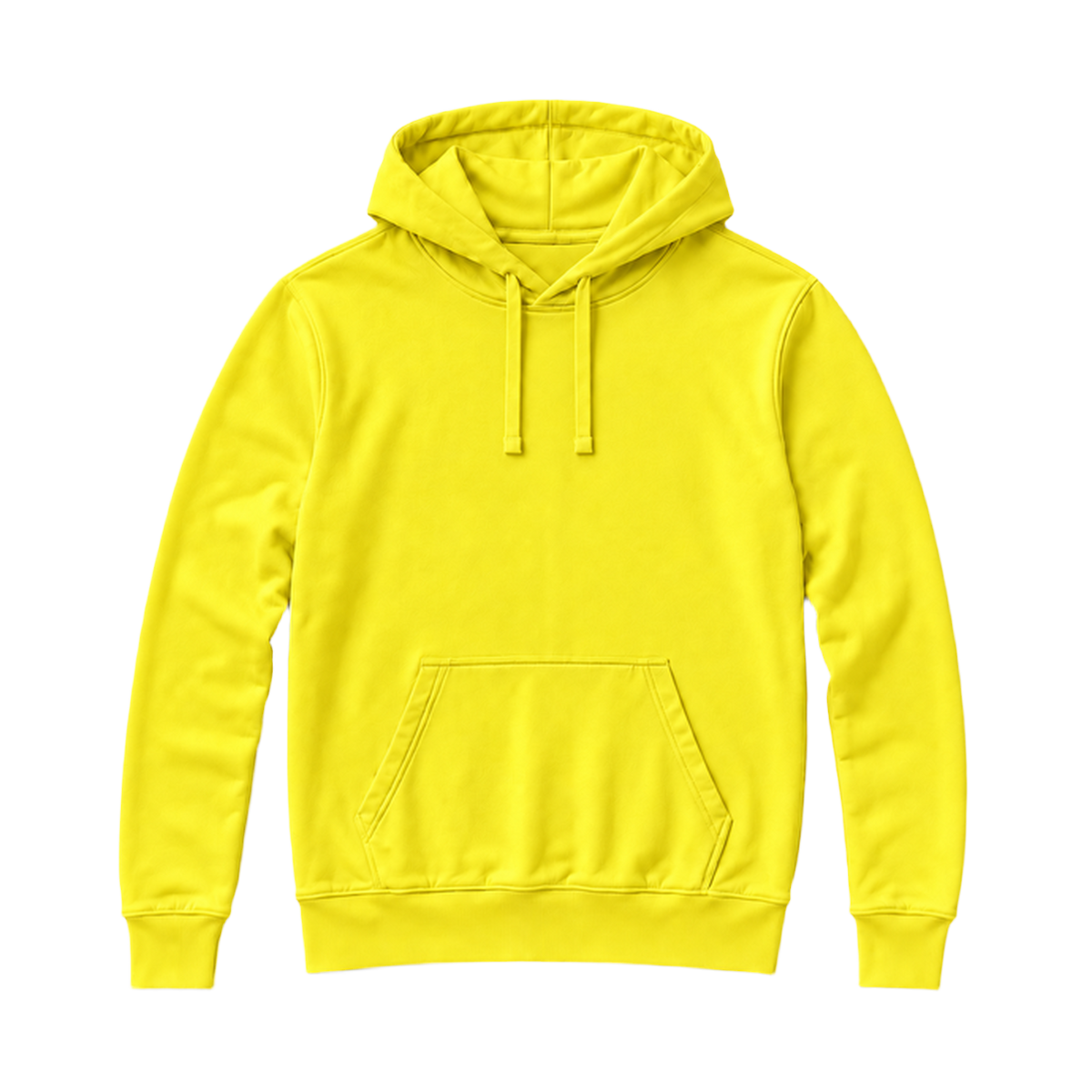 Hoodie SHAPE coupe regular, coloris jaune, vue de face
