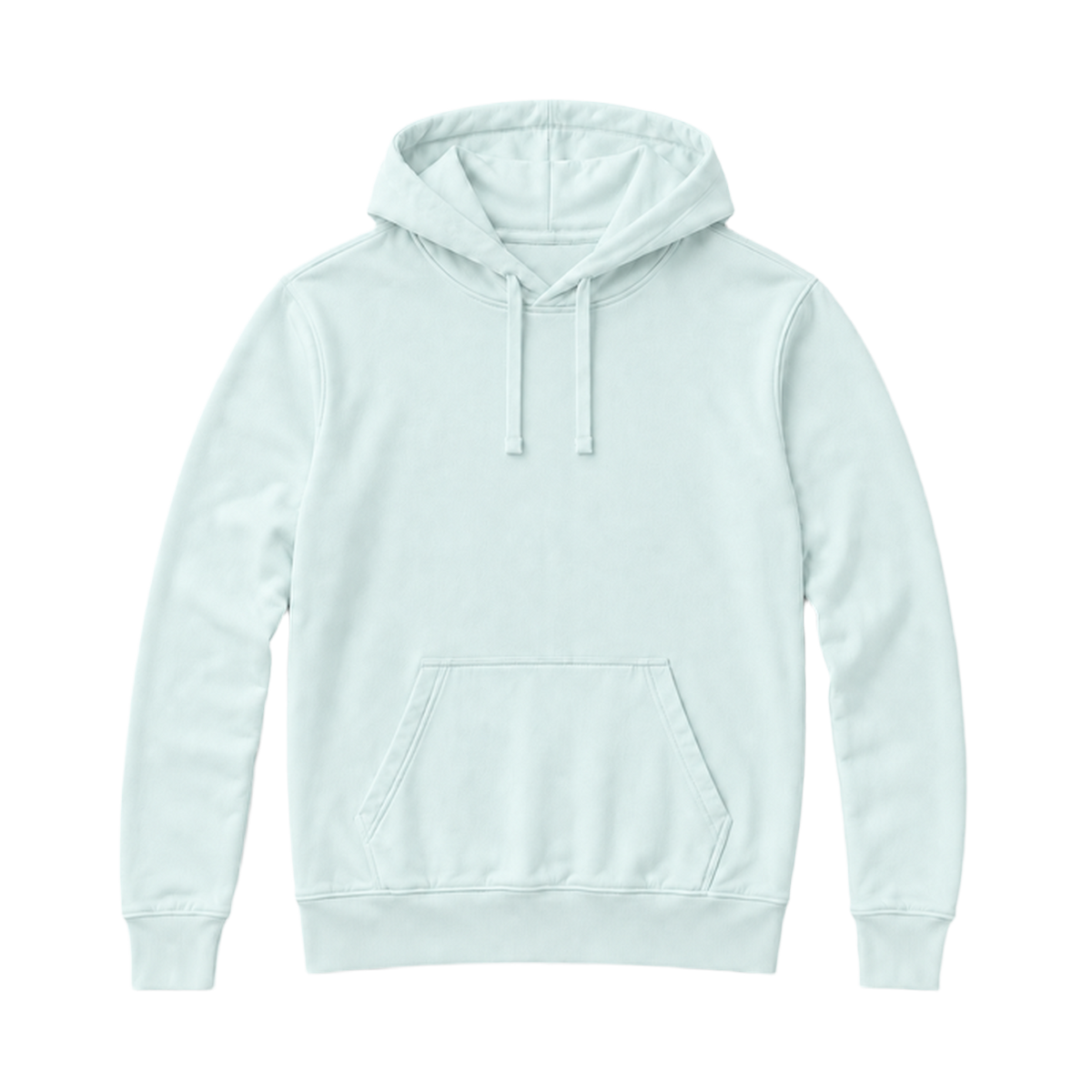Hoodie SHAPE coupe regular, coloris menthe, vue de face