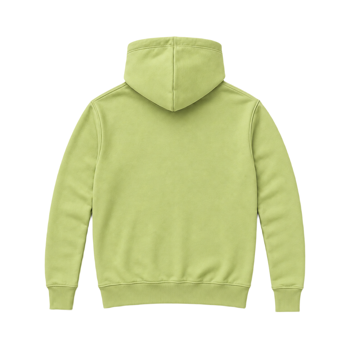 Hoodie SHAPE coupe regular, coloris pistache, vue de dos