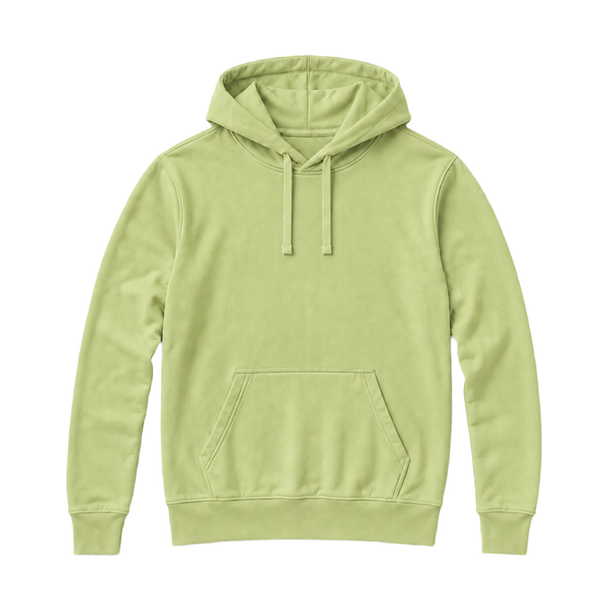 Hoodie SHAPE coupe regular, coloris pistache, vue de face