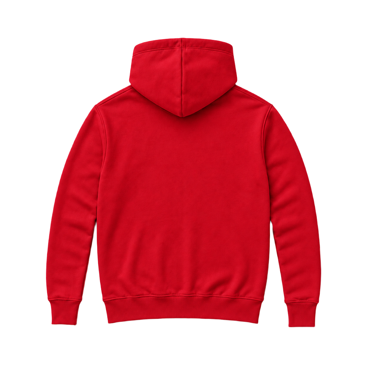 Hoodie SHAPE coupe regular, coloris rouge, vue de dos