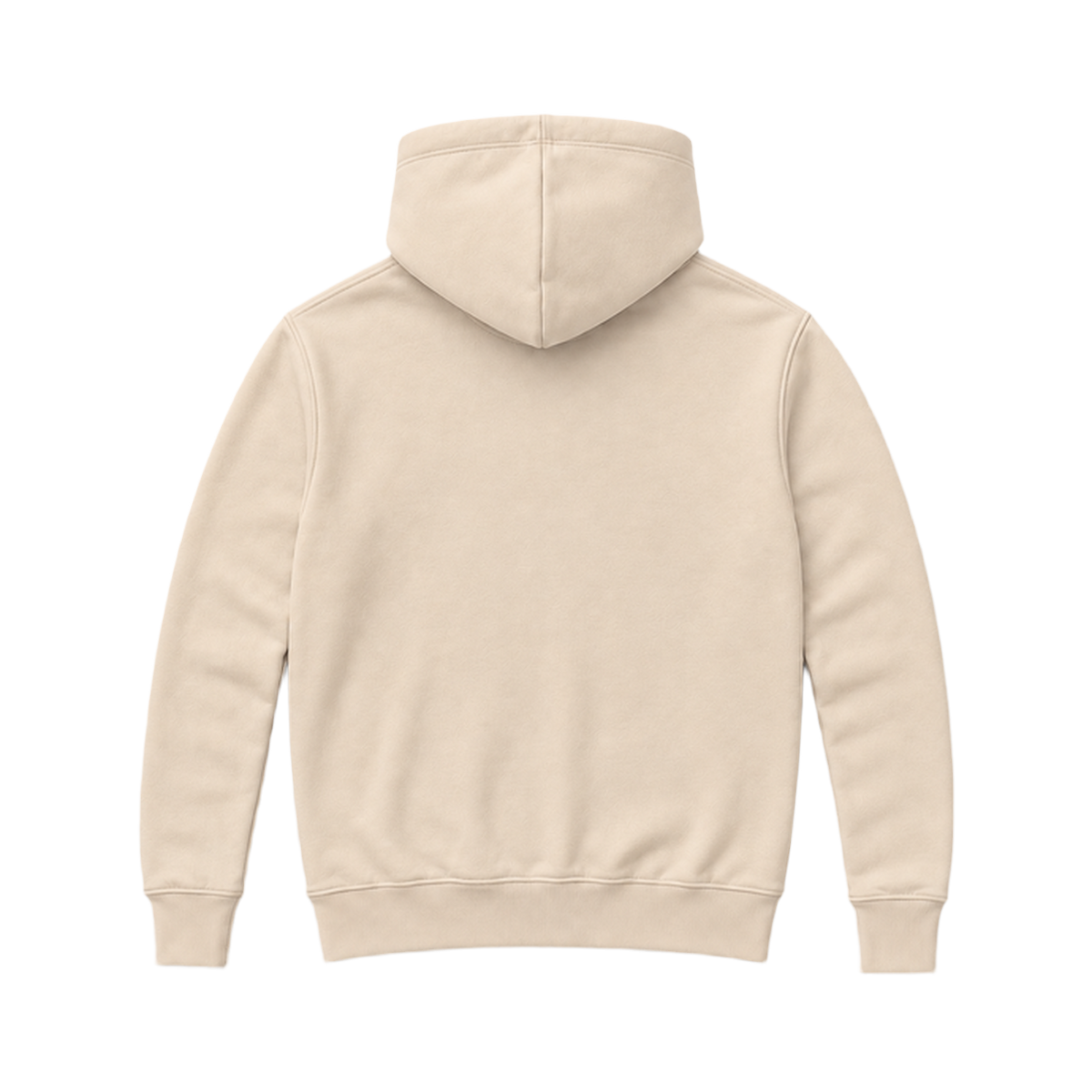 Hoodie SHAPE coupe regular, coloris sable, vue de dos