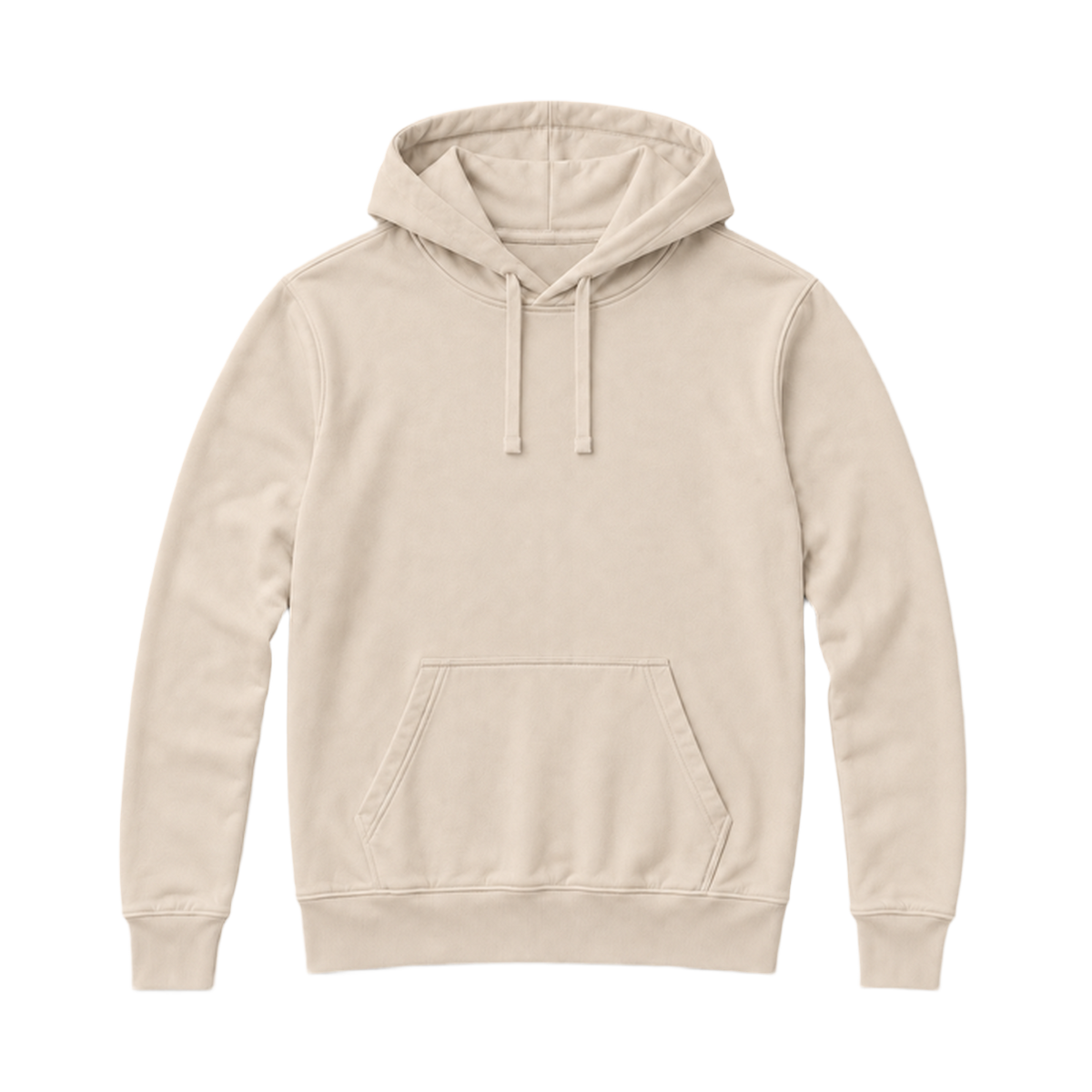 Hoodie SHAPE coupe regular, coloris sable, vue de face