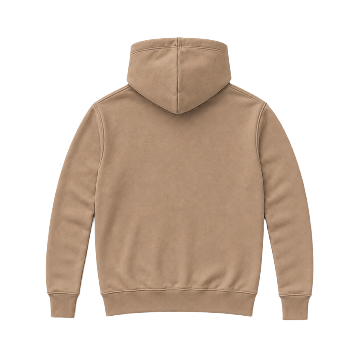 Hoodie SHAPE coupe regular, coloris taupe, vue de dos