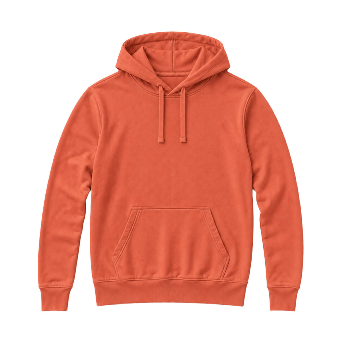 Hoodie SHAPE coupe regular, coloris terracotta, vue de face