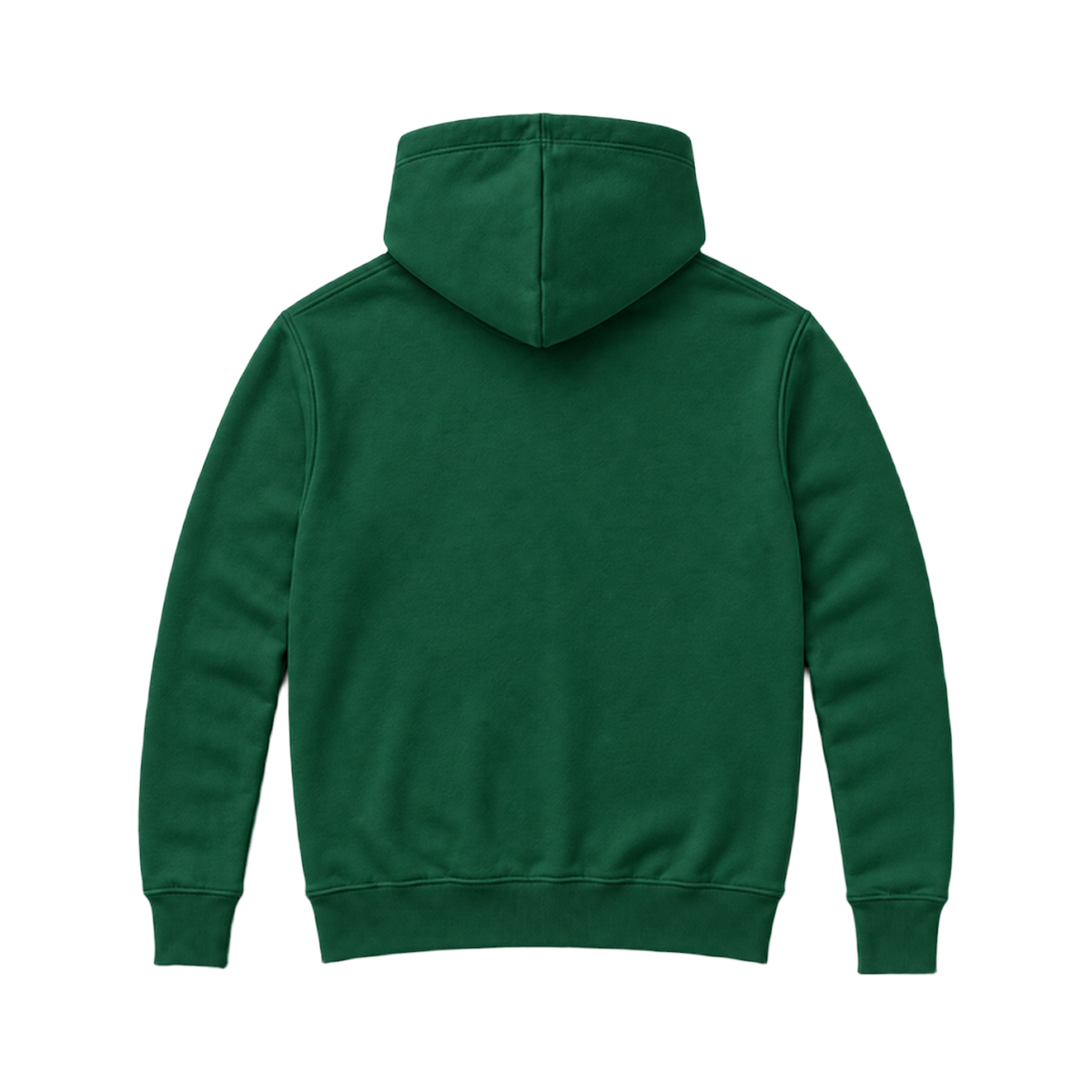 Hoodie SHAPE coupe regular, coloris vert fonce, vue de dos