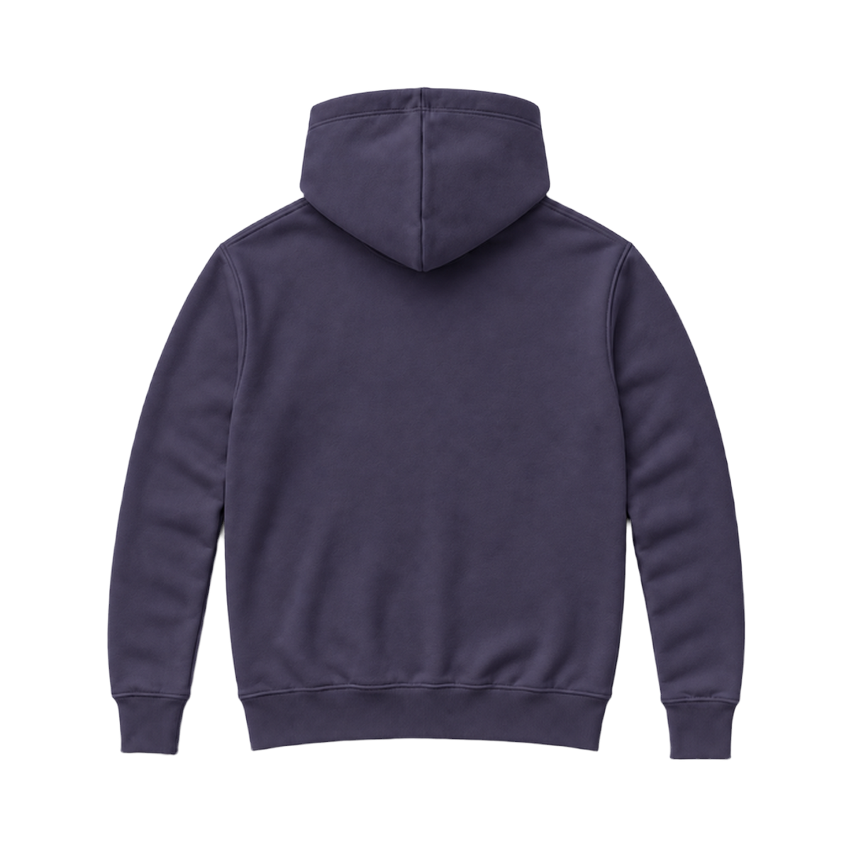 Hoodie SHAPE coupe regular, coloris violet fonce, vue de dos