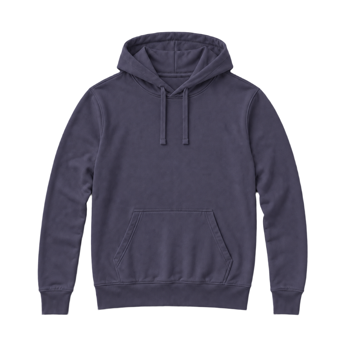 Hoodie SHAPE coupe regular, coloris violet fonce, vue de face