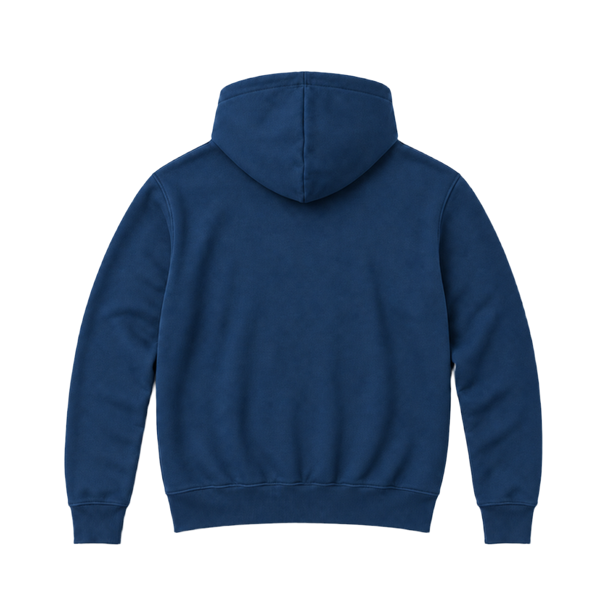 Hoodie BALANCE coupe relaxed, coloris bleu petrole, vue de dos