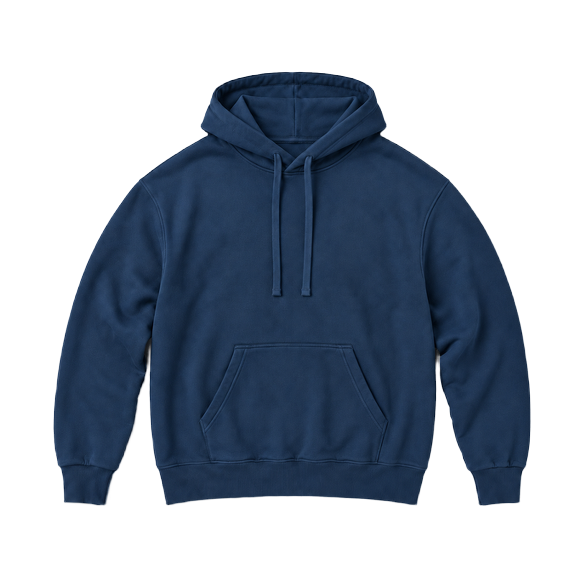 Hoodie BALANCE coupe relaxed, coloris bleu petrole, vue de face
