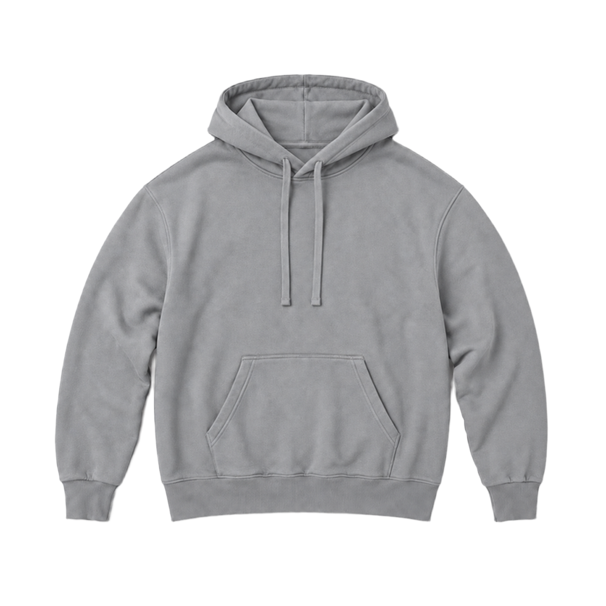 Hoodie BALANCE coupe relaxed, coloris gris, vue de face