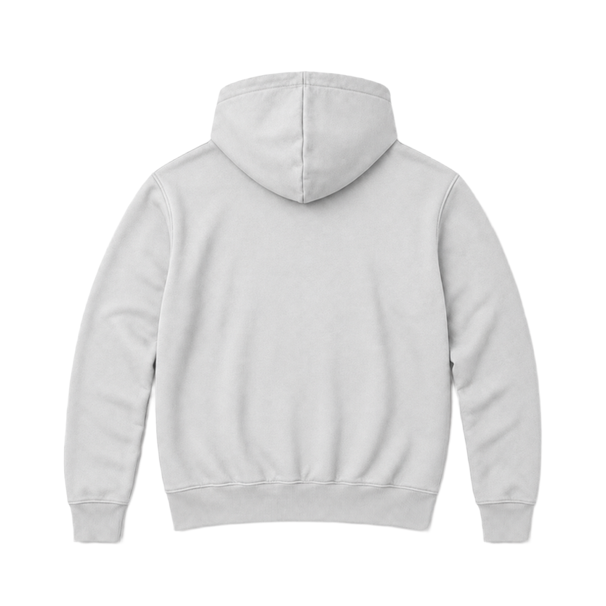 Hoodie BALANCE coupe relaxed, coloris gris froid, vue de dos