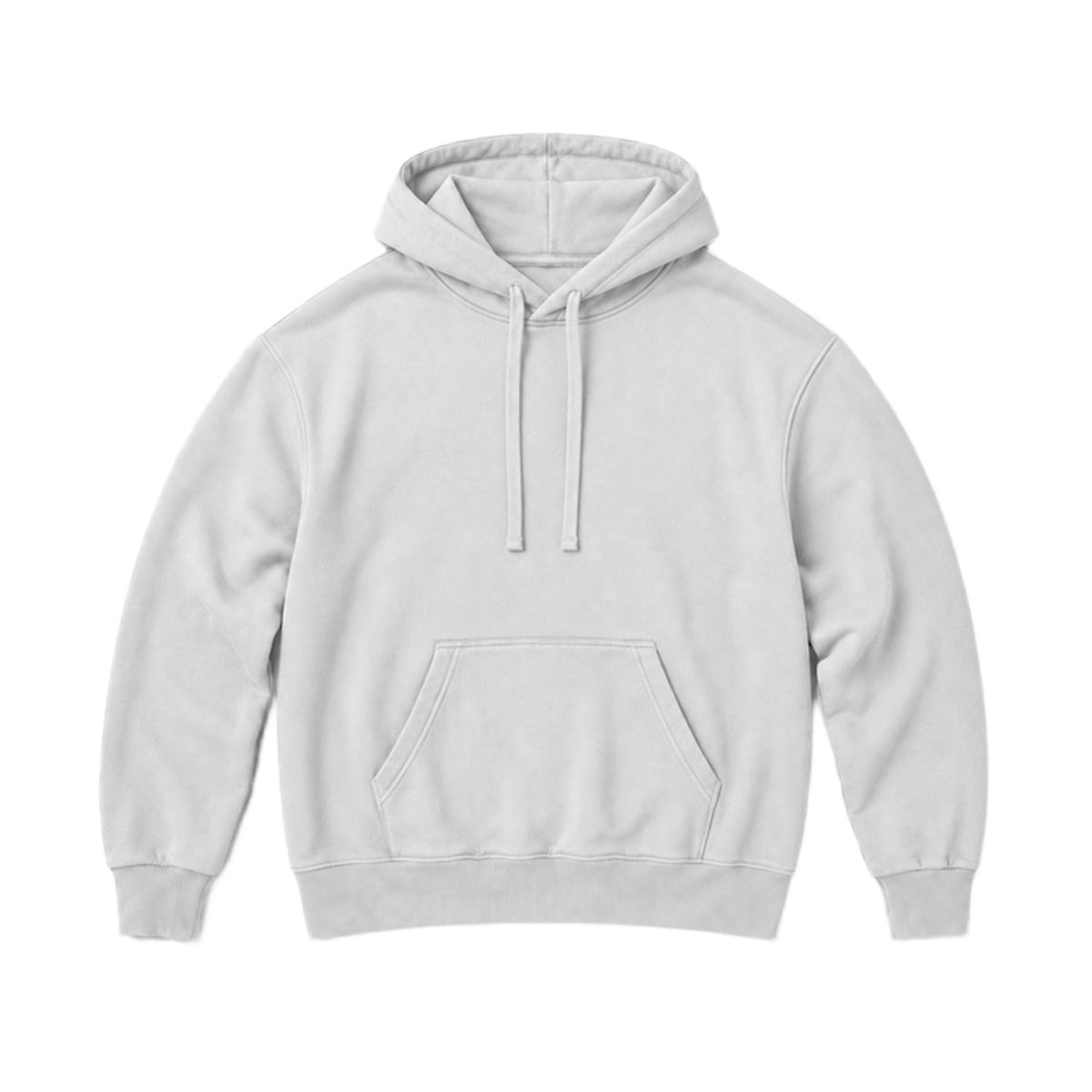 Hoodie BALANCE coupe relaxed, coloris gris froid, vue de face