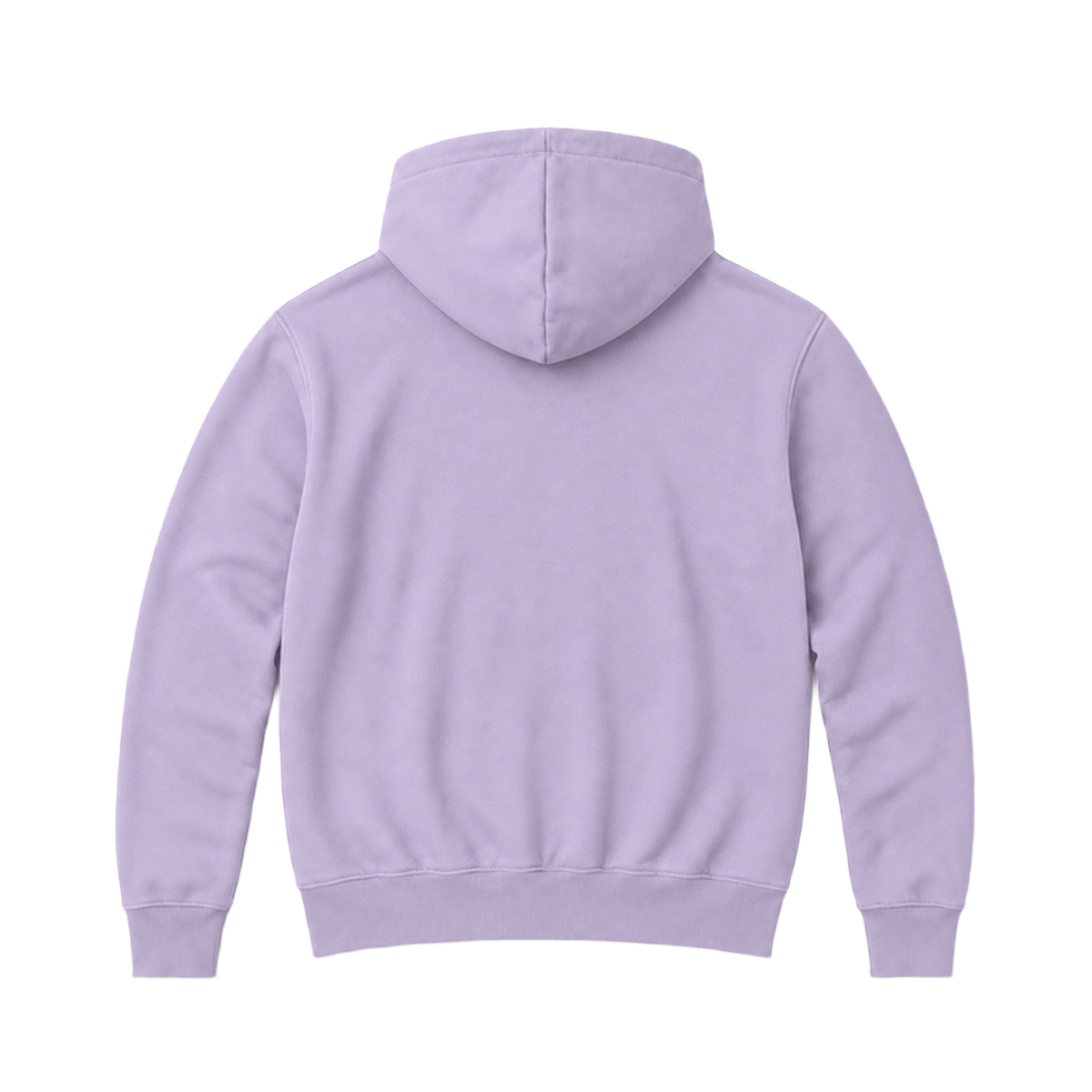Hoodie BALANCE coupe relaxed, coloris lavande, vue de dos