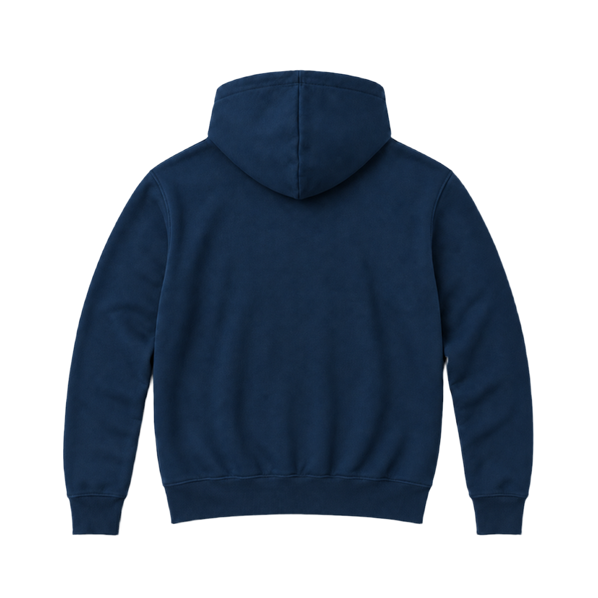 Hoodie BALANCE coupe relaxed, coloris marine fonce, vue de dos