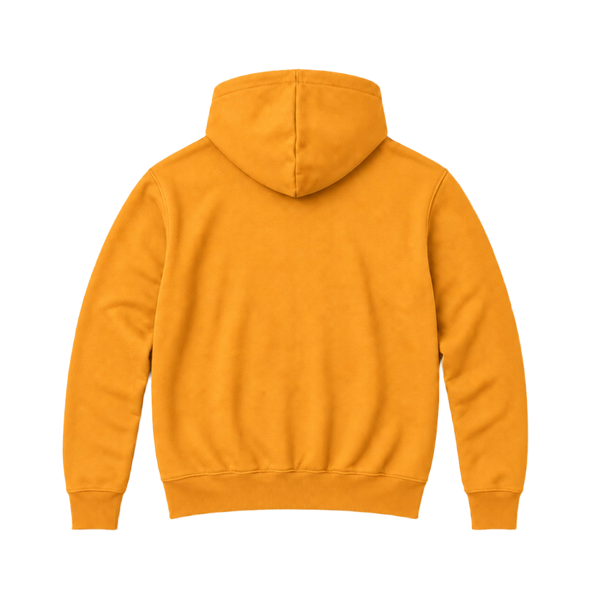 Hoodie BALANCE coupe relaxed, coloris orange, vue de dos
