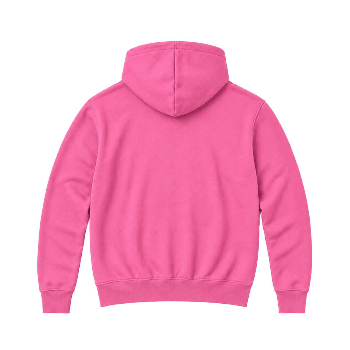 Hoodie BALANCE coupe relaxed, coloris rose, vue de dos