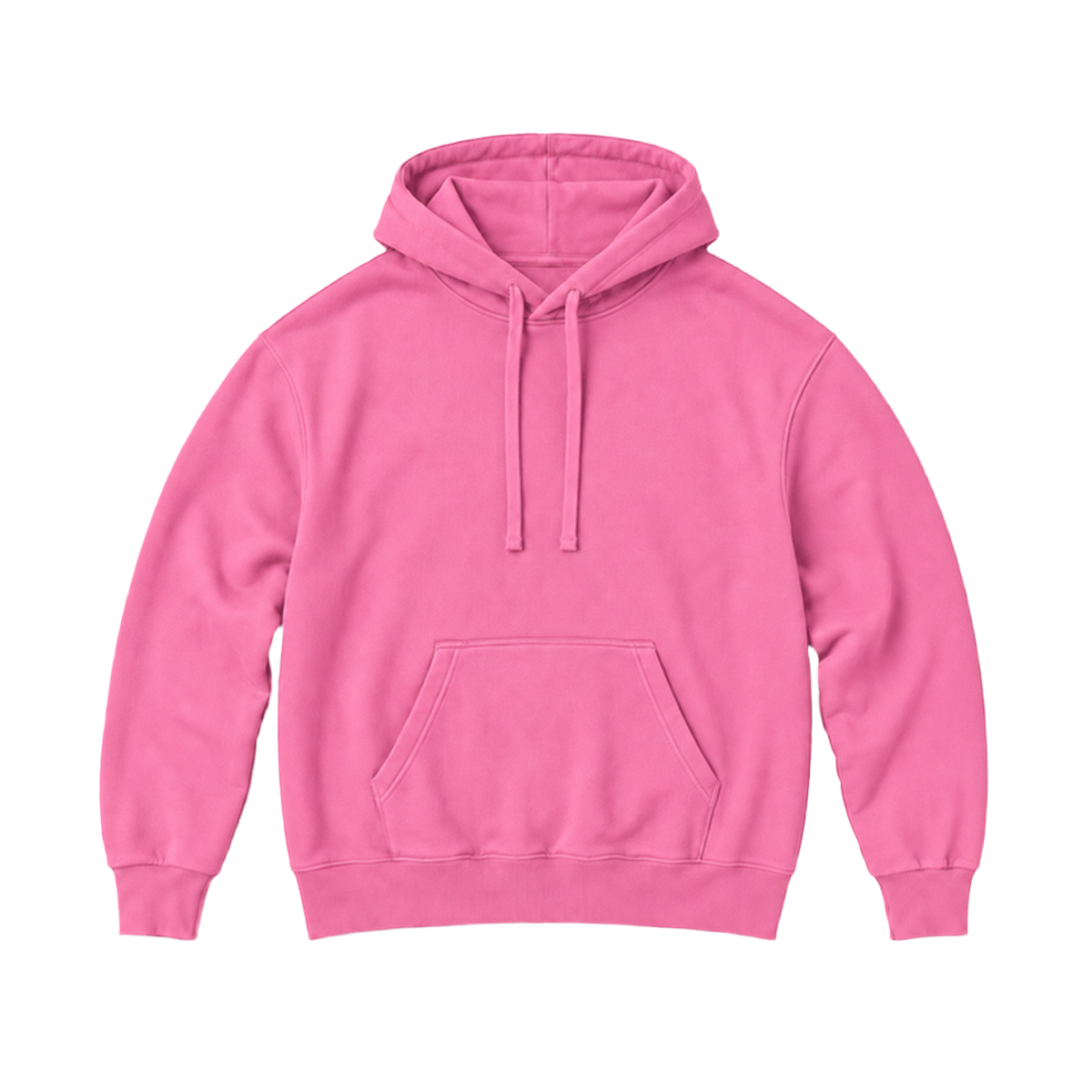 Hoodie BALANCE coupe relaxed, coloris rose, vue de face