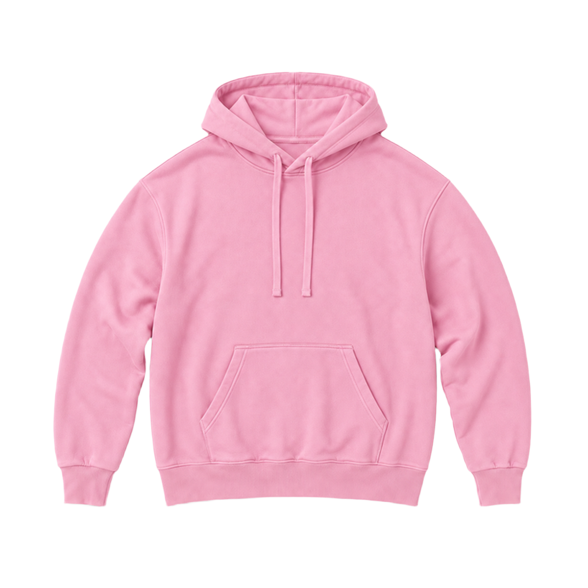 Hoodie BALANCE coupe relaxed, coloris rose clair, vue de face
