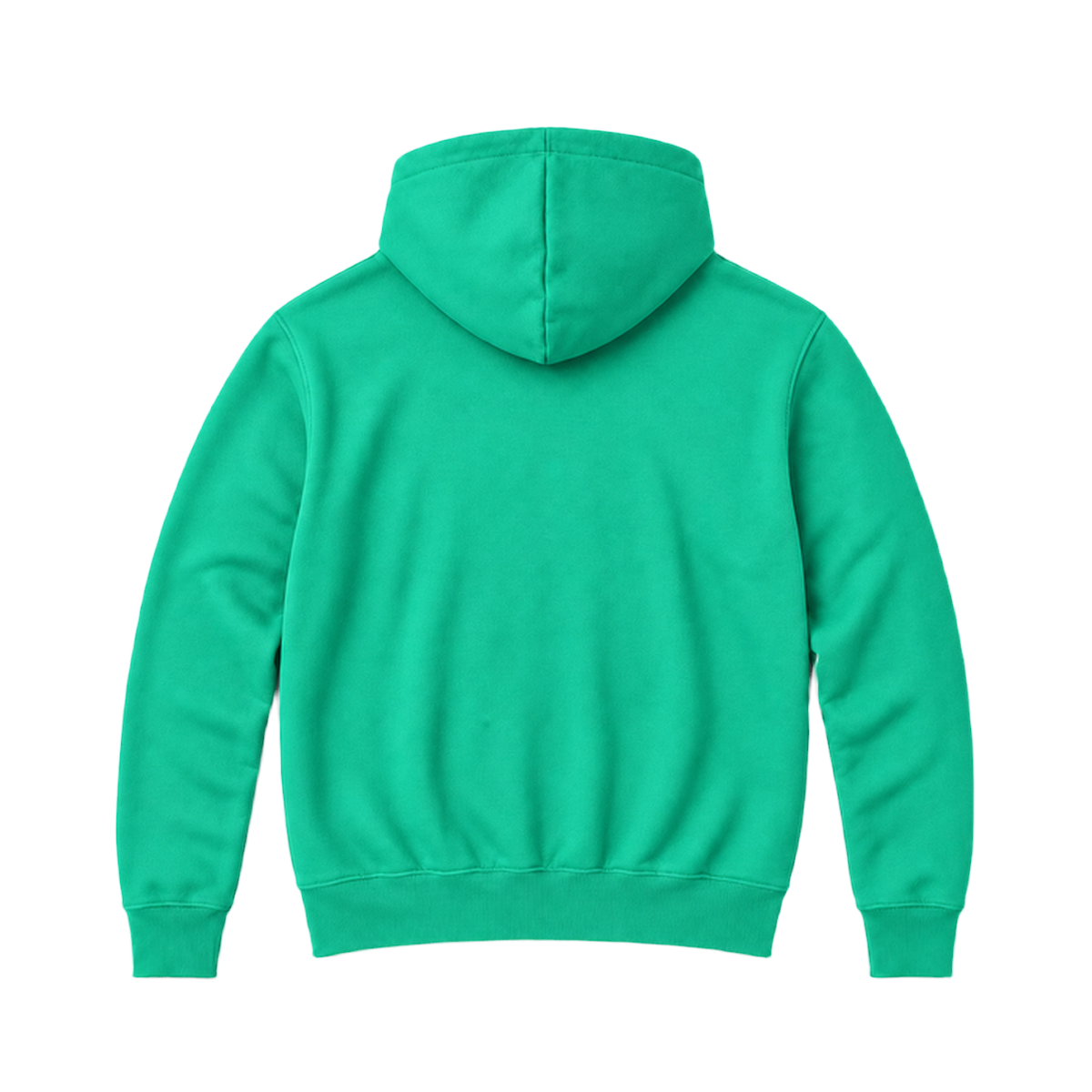 Hoodie BALANCE coupe relaxed, coloris vert, vue de dos