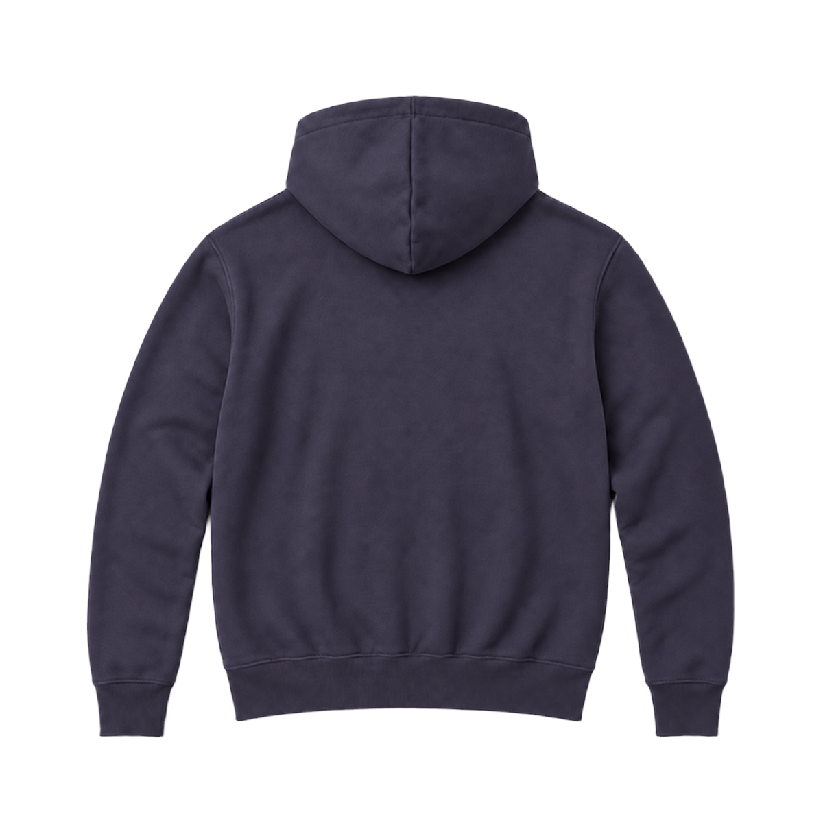 Hoodie BALANCE coupe relaxed, coloris violet fonce, vue de dos