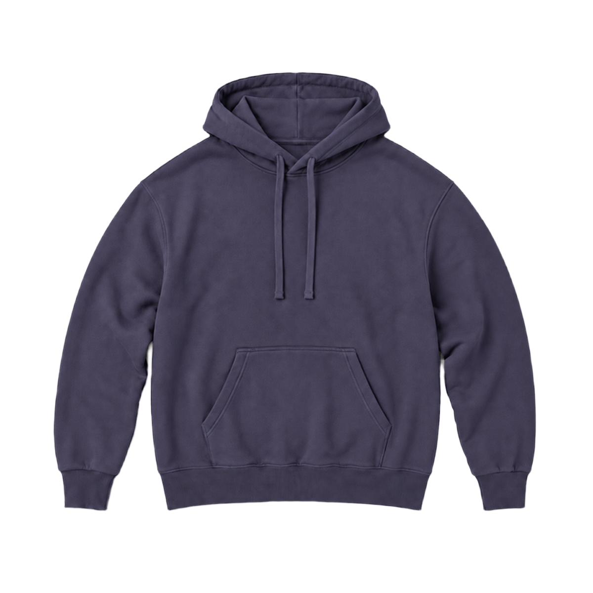 Hoodie BALANCE coupe relaxed, coloris violet fonce, vue de face